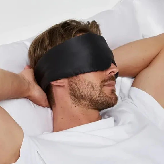 Silk Sleeping Mask | Adjustable Eye Mask for Sleeping, Luxury Silk Eye Mask, Best Sleep Mask for Comfort and Relaxation